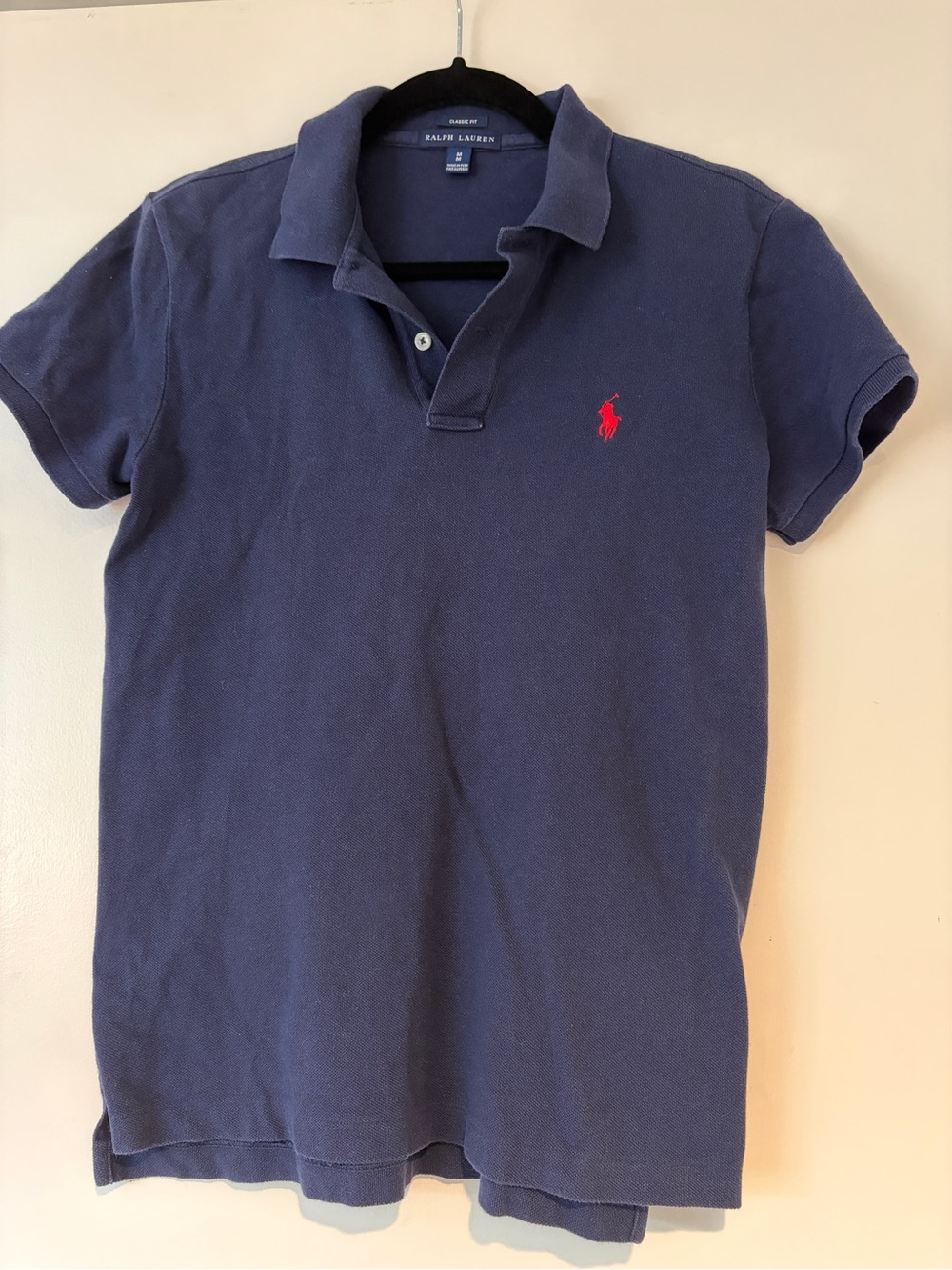 Ralph Lauren Men’s Navy Polo with Red Pony